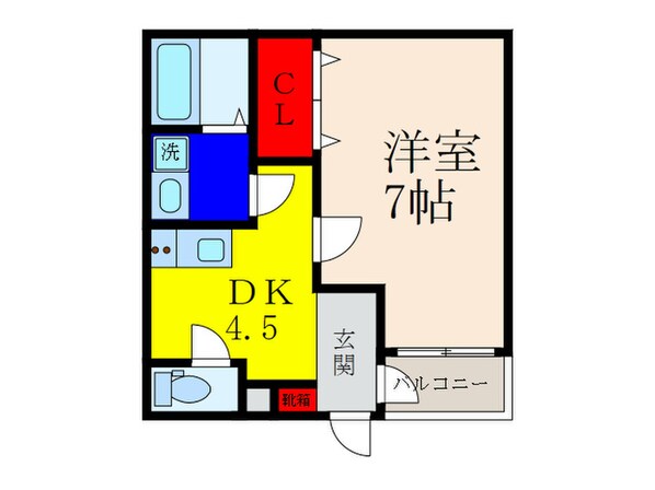 ノイヴェル布施の物件間取画像